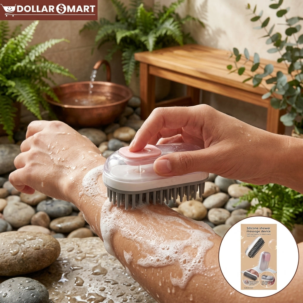 Sliicone Shower Massage Device