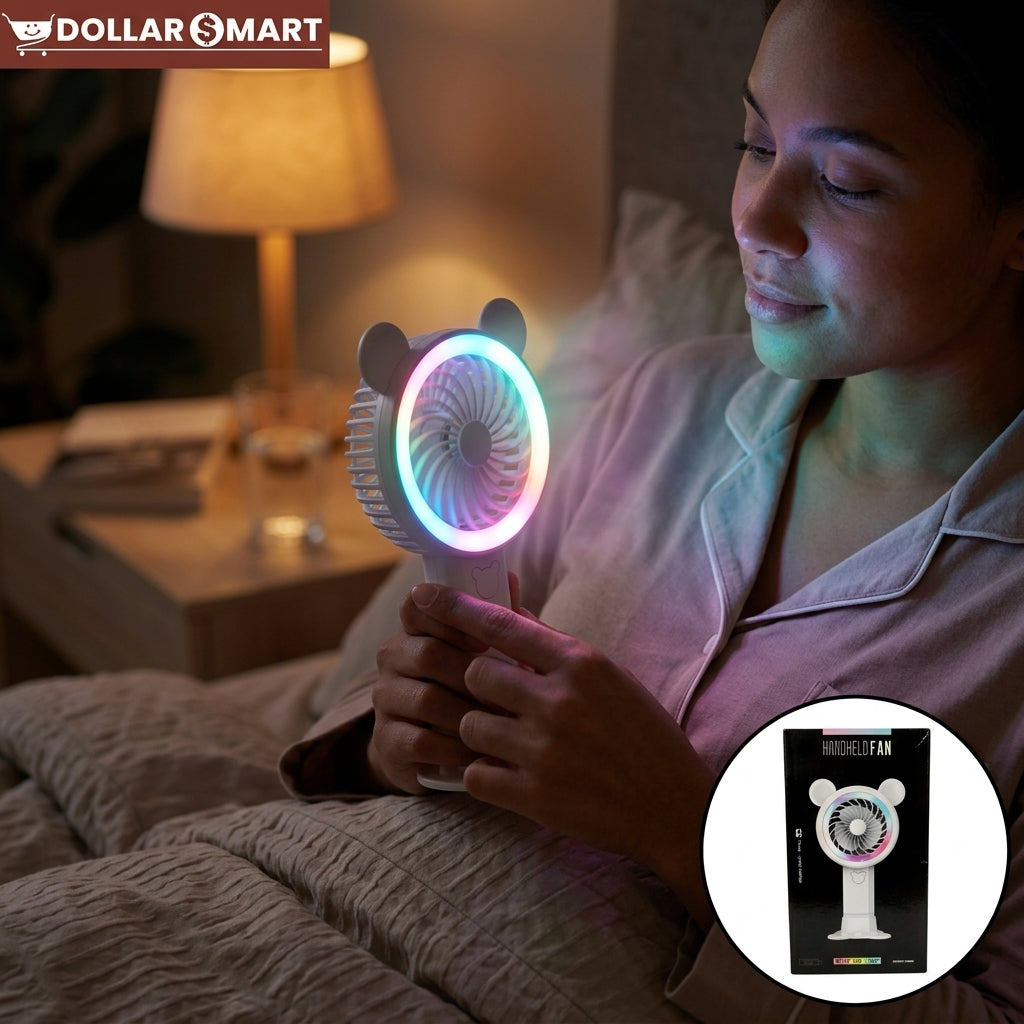 RGB Mini Fan - Dollar$ Mart