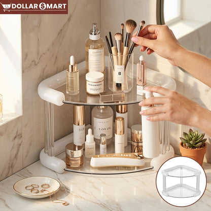 Acrylic 2 layer Corner Rack - Buy Online Pakistan