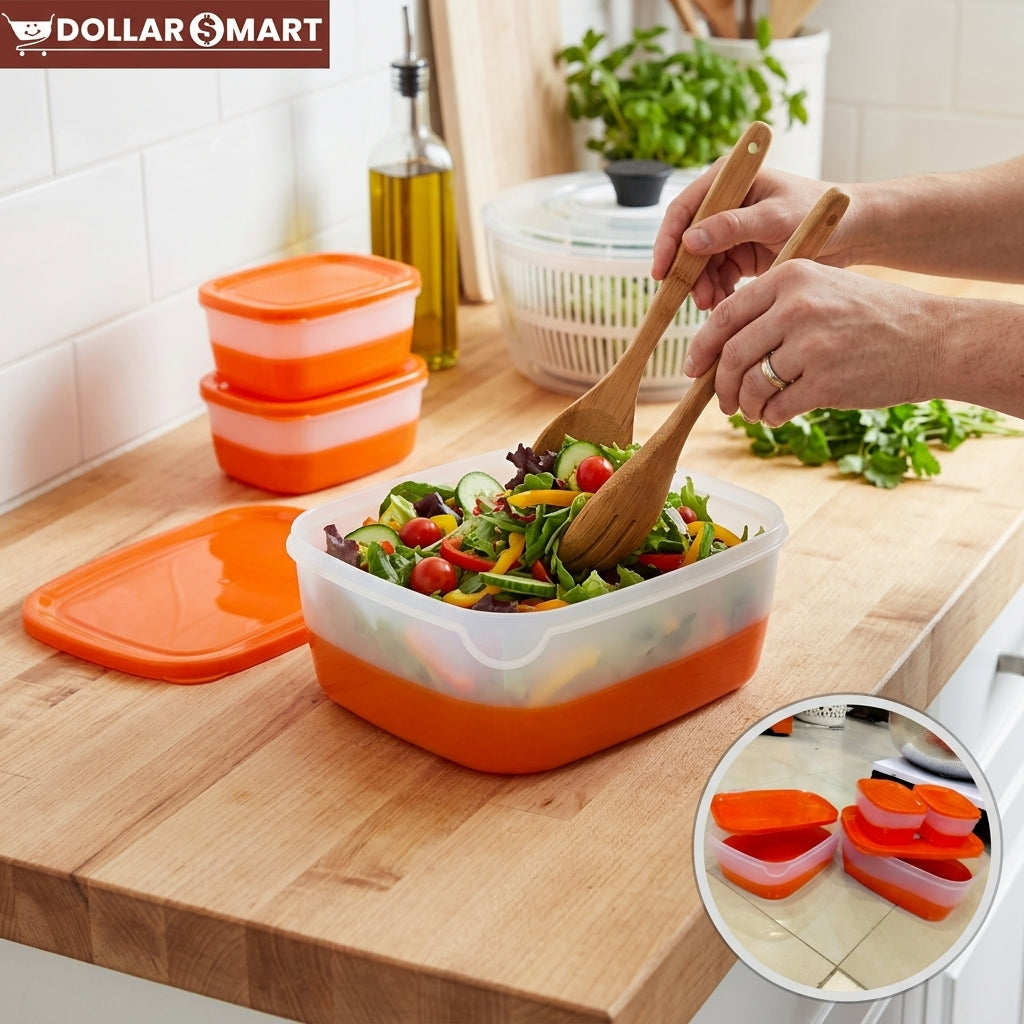 Airtight Food Container set of 4 pcs - Dollar$ Mart