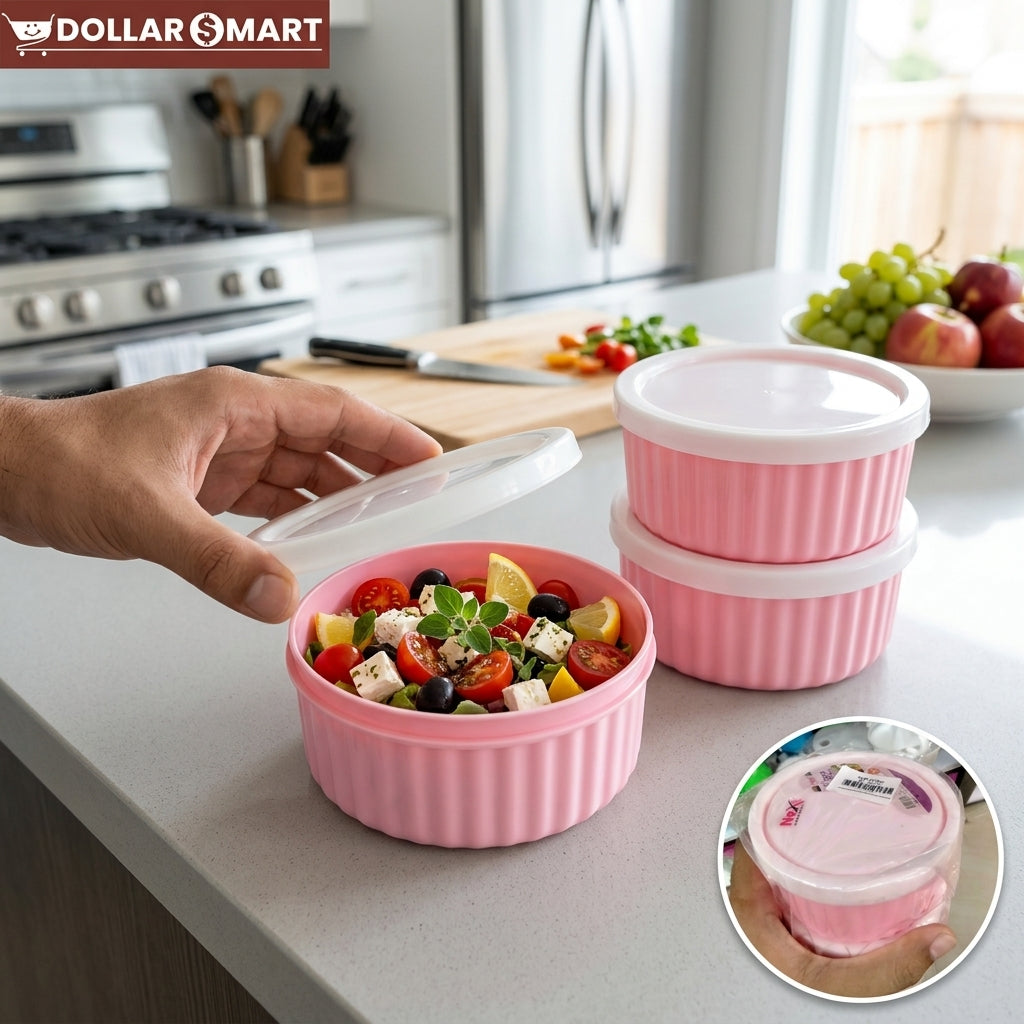 Airtight Food Container 4 Pcs - Dollar$ Mart