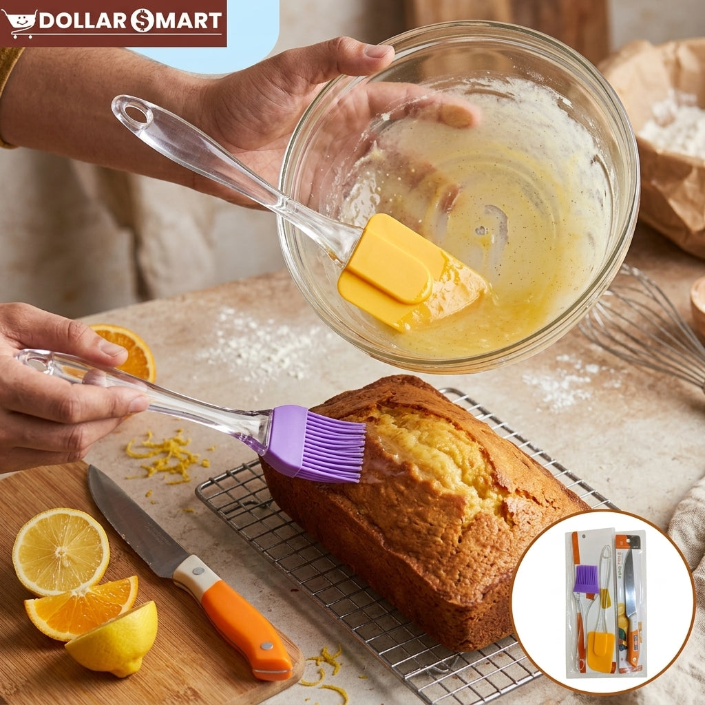 Knife, Spatula and Brush Set - Buy Online Pakistan