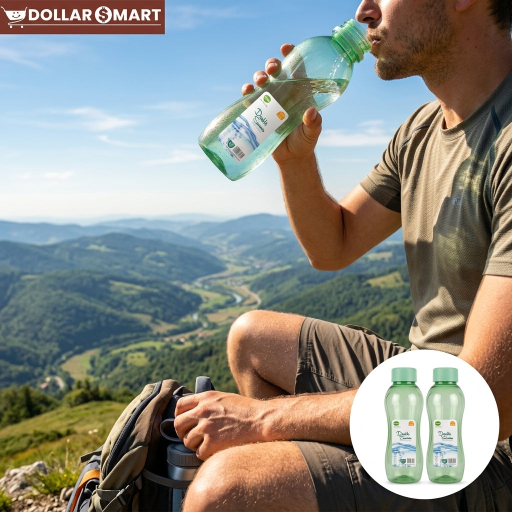 Summer Water Bottle 2 pcs - Dollar$ Mart