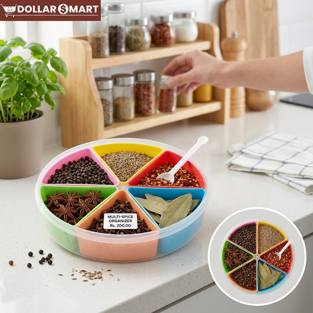 Spice Box 6 Portion Round - Dollar$ Mart