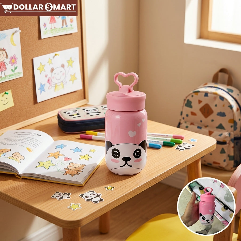 Cute Panda Glass Bottle - Buy Online Pakistan