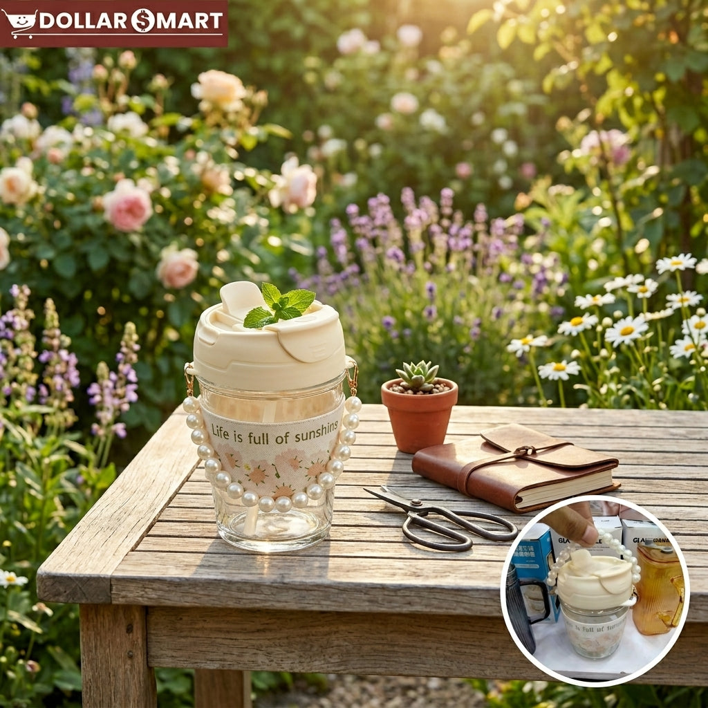 Pearl Glass Cup - Dollar$ Mart