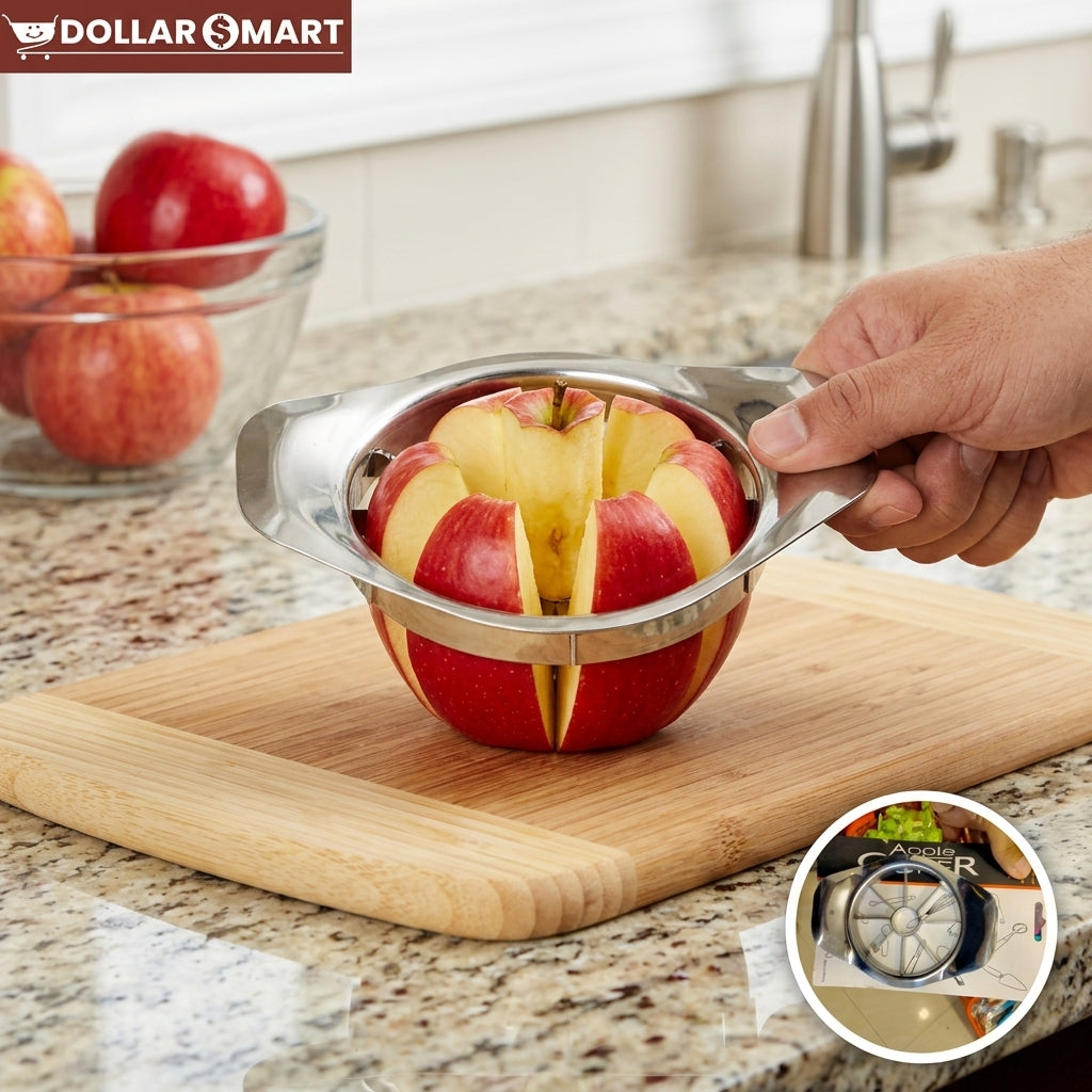 Stainless Steel Apple Cutter - Dollar$ Mart