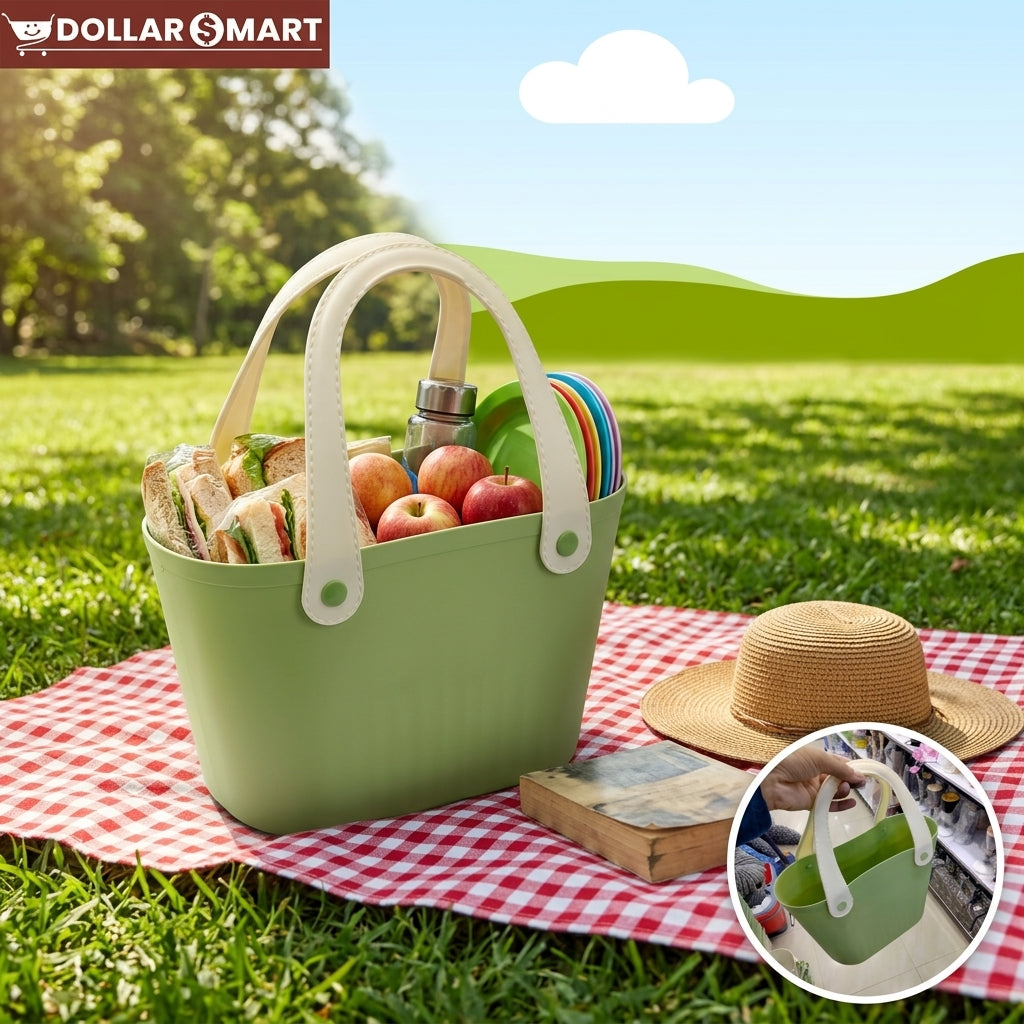 Durable Plastic Basket - Dollar$ Mart