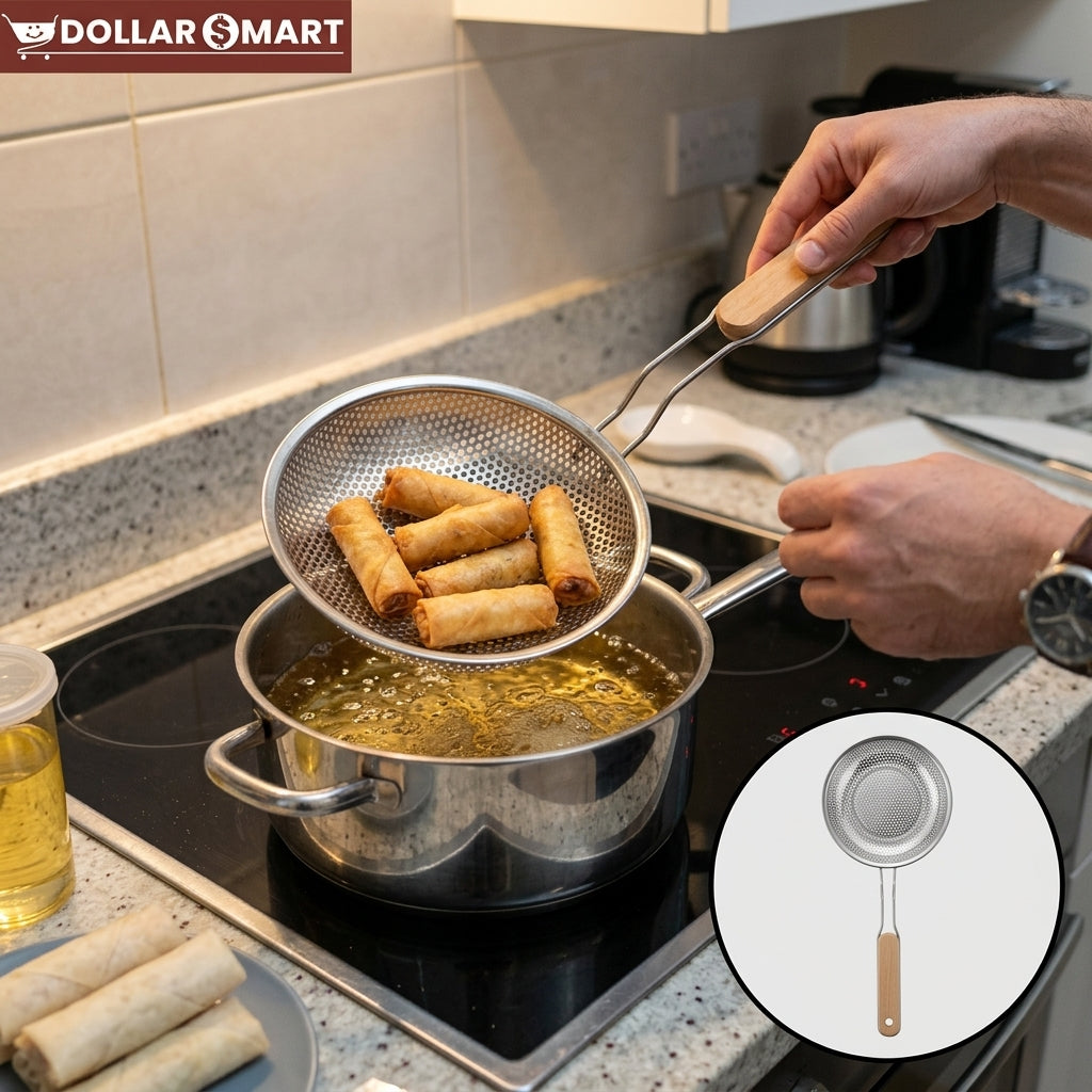 Stainless Steel Strainer - Dollar$ Mart