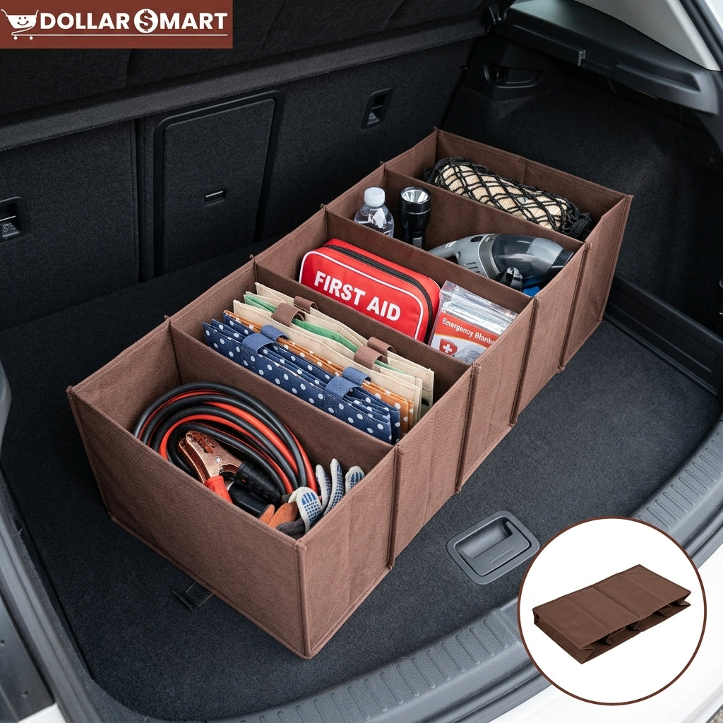 Close-up of 5 Partition Cloth Organizer in use