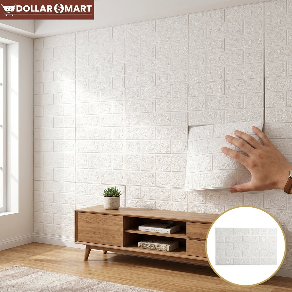 Pack of 4 Brick Sheet for Wall