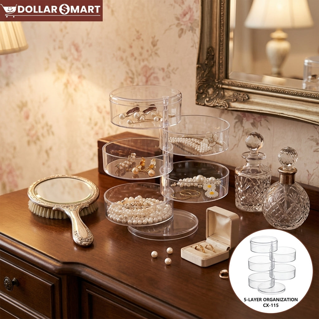 Rotating Jewelry Organizer 5 layer