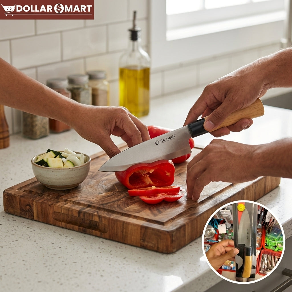 Chef Knife Wooden Handle