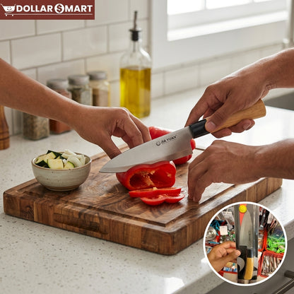 Chef Knife Wooden Handle