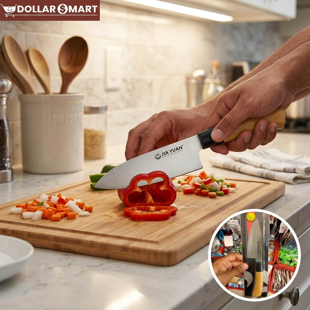 Chef Knife Wooden Handle