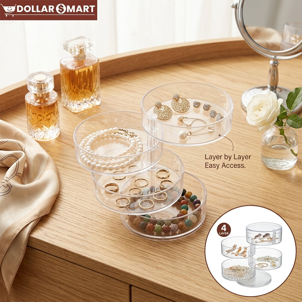 Rotating Jewelry Organizer 4 layer