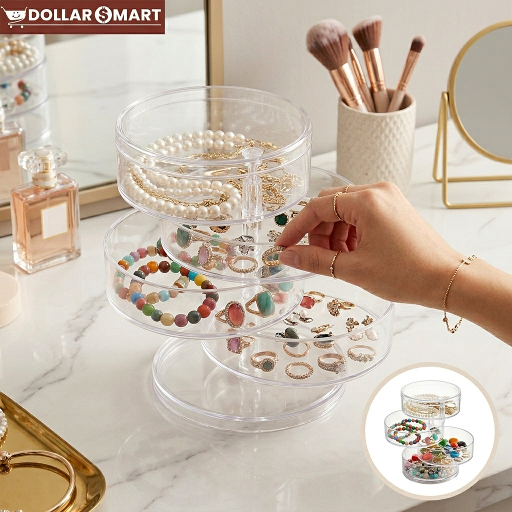 Rotating Jewelry Organizer 4 layer