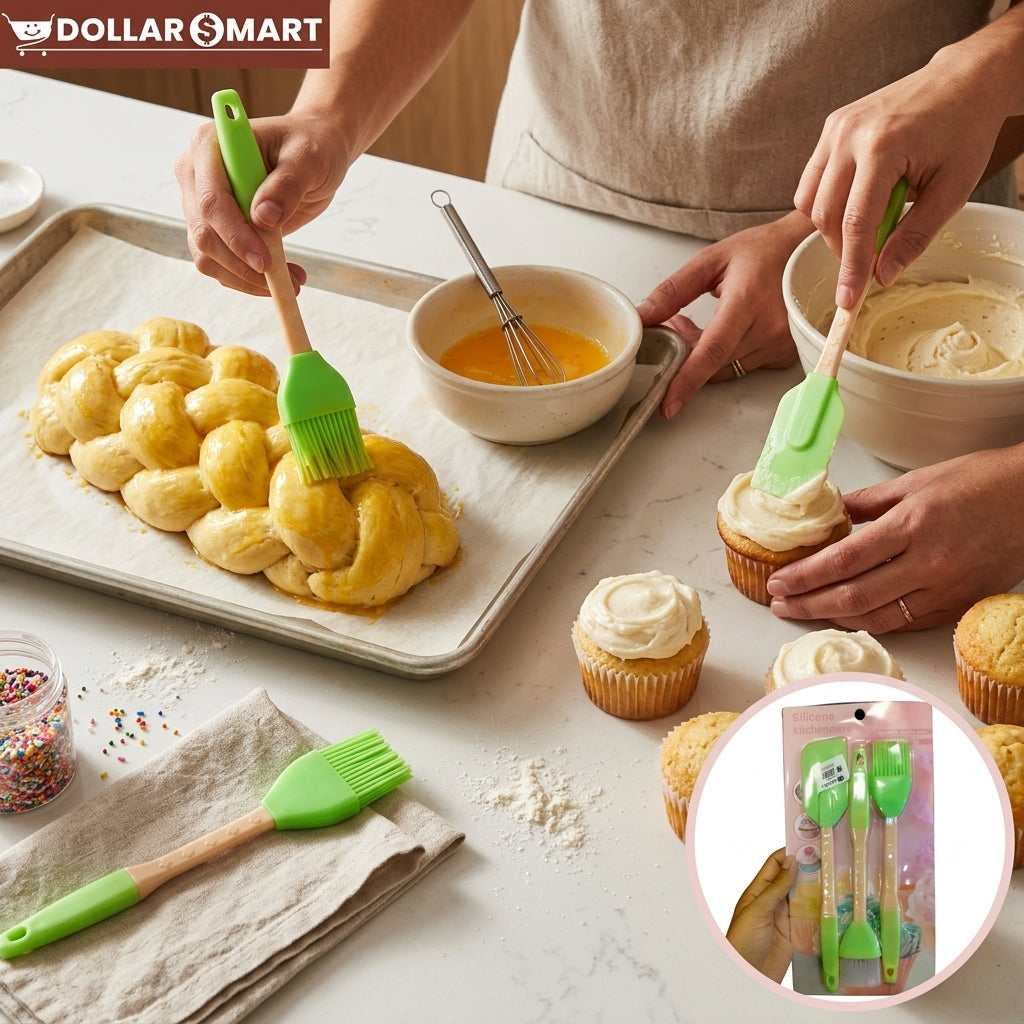 3 in 1 Spatula and Brushs