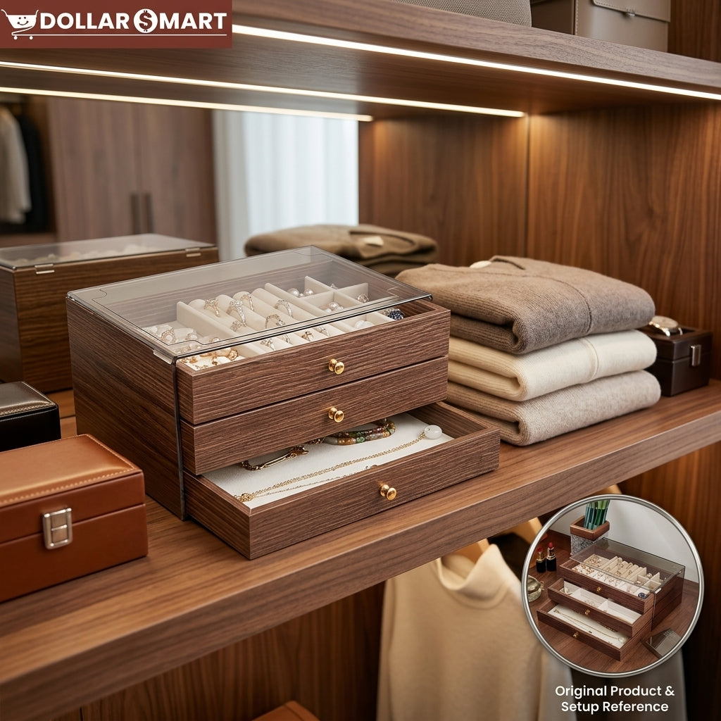 Wooden Jewelry Orgainzer