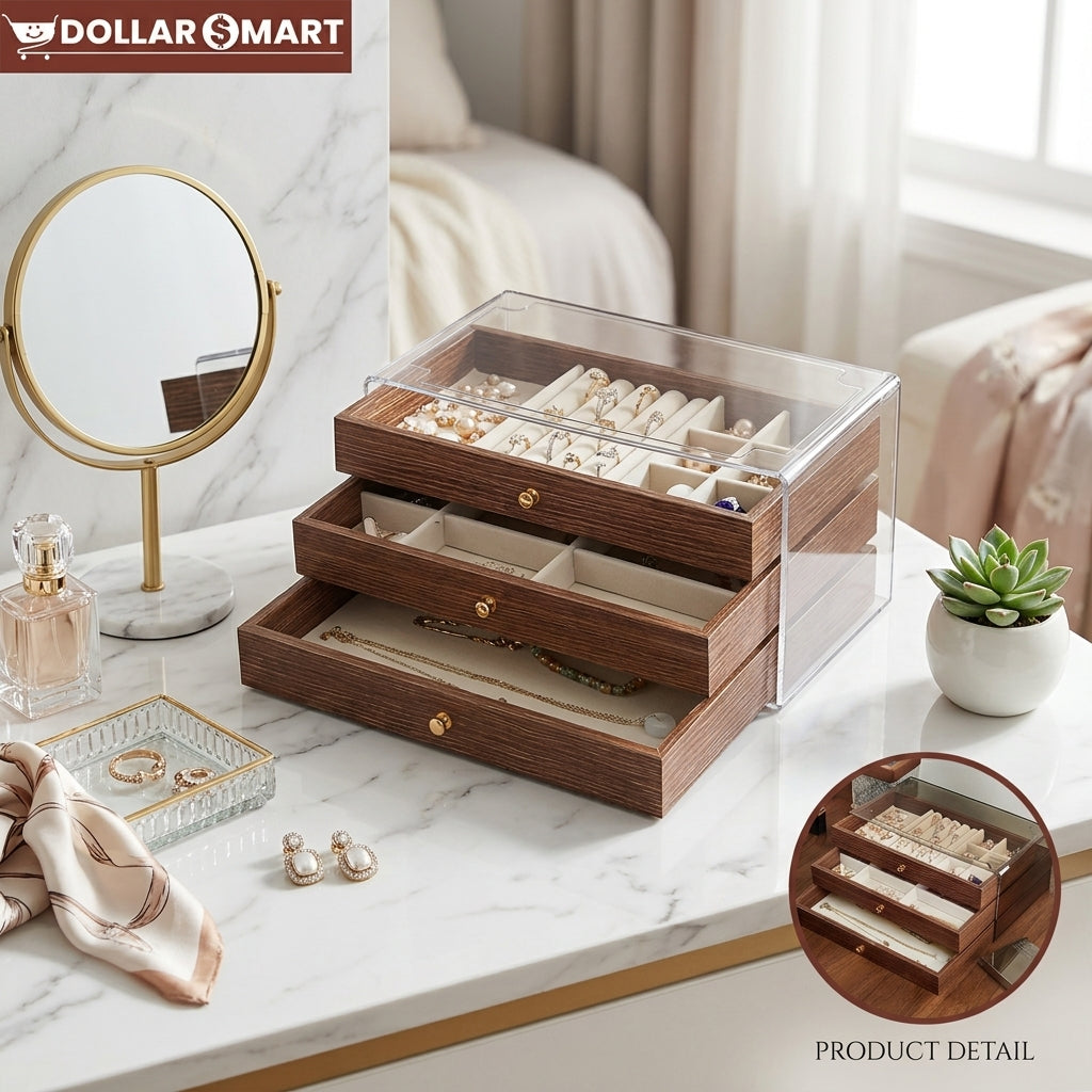 Wooden Jewelry Orgainzer