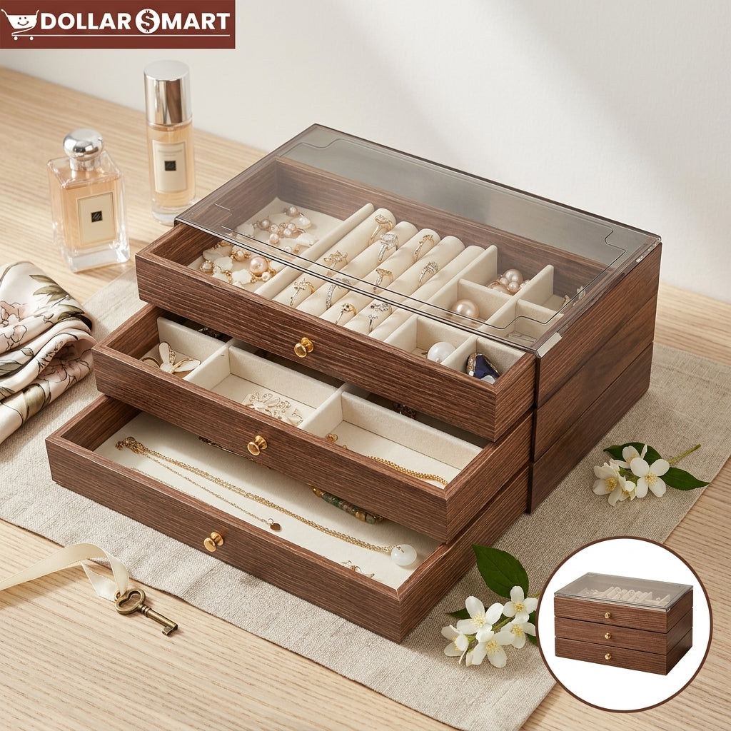 Wooden Jewelry Orgainzer