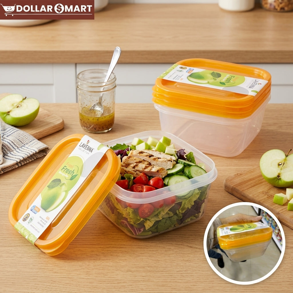 Airtight Food Box Small 3 PCS