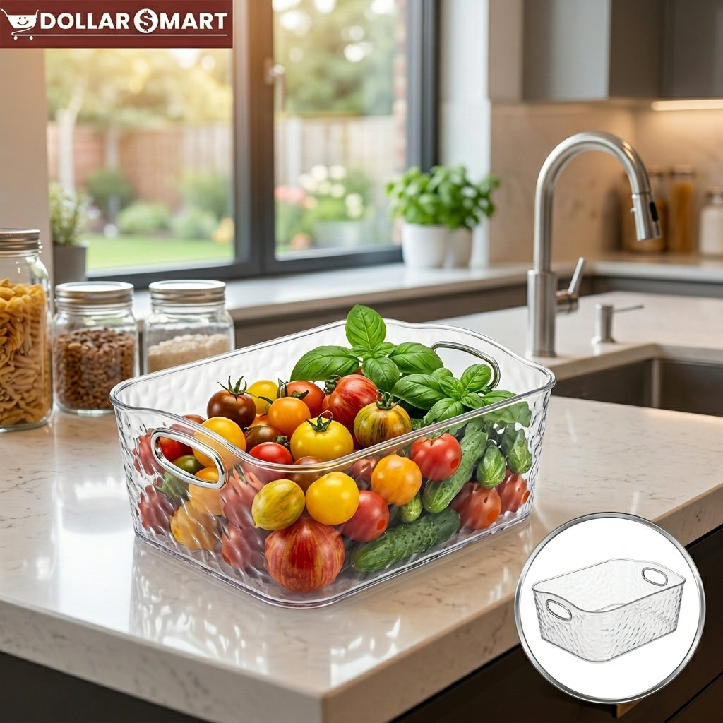 Acrylic Basket Rectangle Large