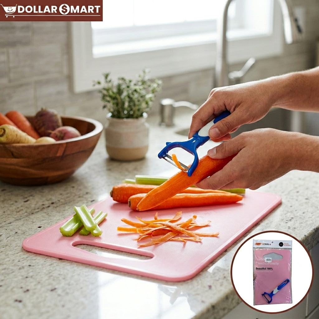 Plastic Cutting Board With Peeler