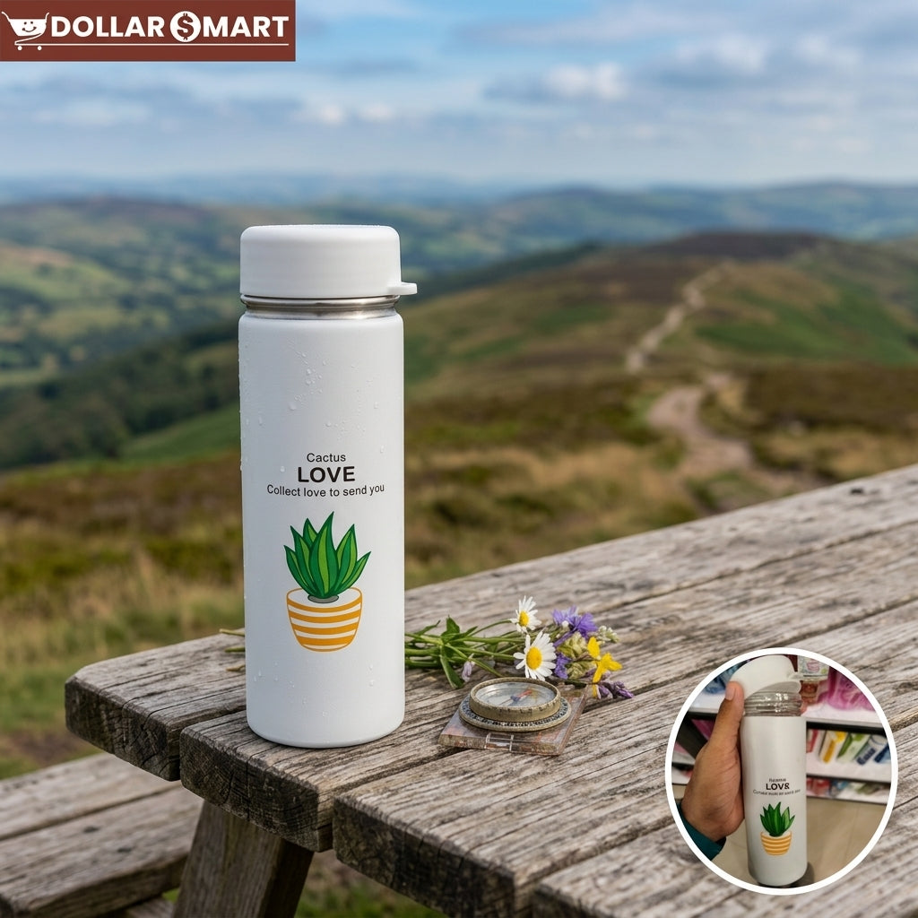 Glass Water Bottle