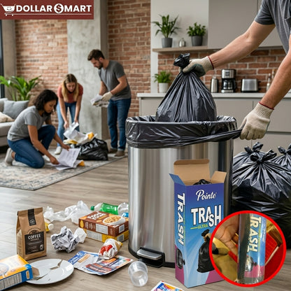 Trash Bags Large 12pcs 24x36size