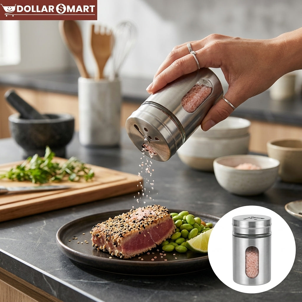 Steel Salt And Pepper Shaker