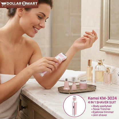 Kemei 4 in 1 Shaver Female