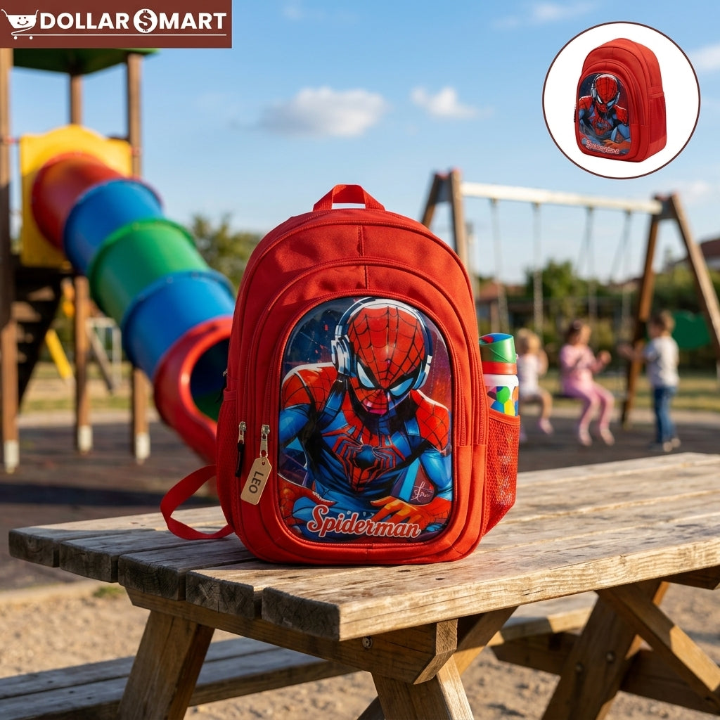 SpiderMan Cartoon School Bag