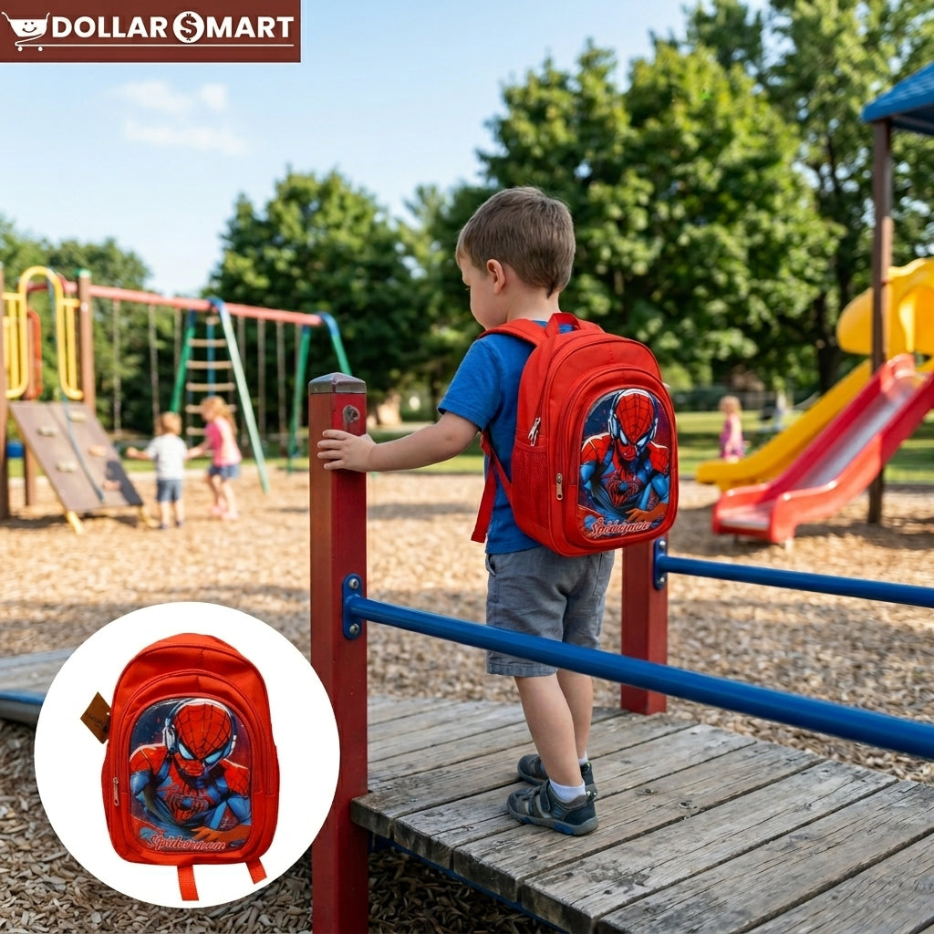 SpiderMan Cartoon School Bag