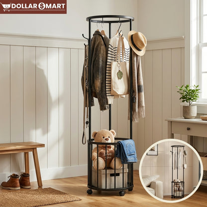 Cloth Rack Round with wheels