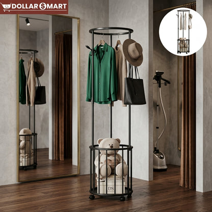 Cloth Rack Round with wheels