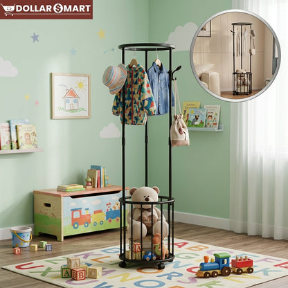 Cloth Rack Round with wheels