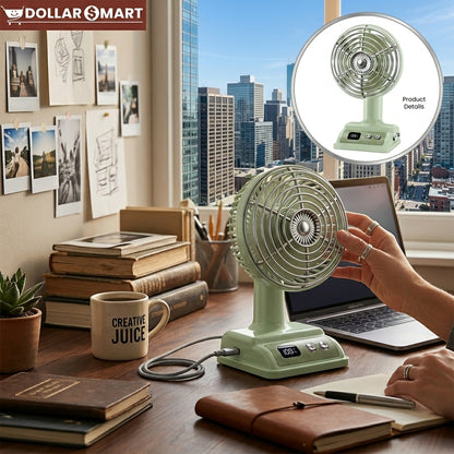 Mini Desktop Fan 1200Mah