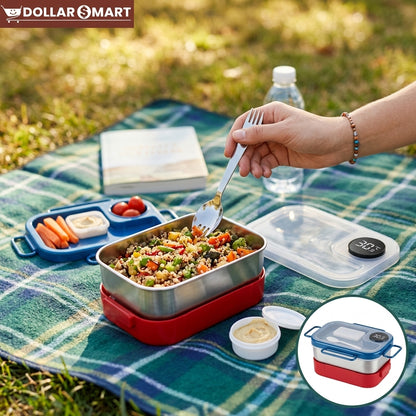 Stainless Steel Lunch box temp Display