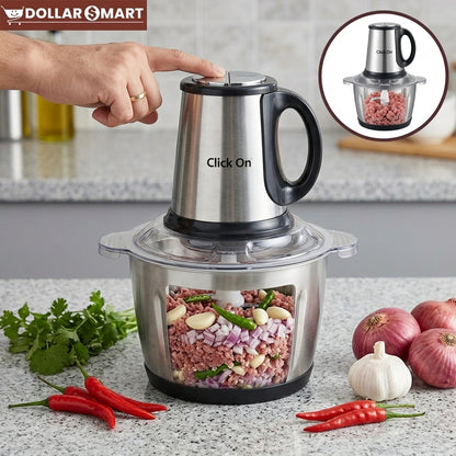 Click-ON 5 in 1 Electric Food Chopper 600W