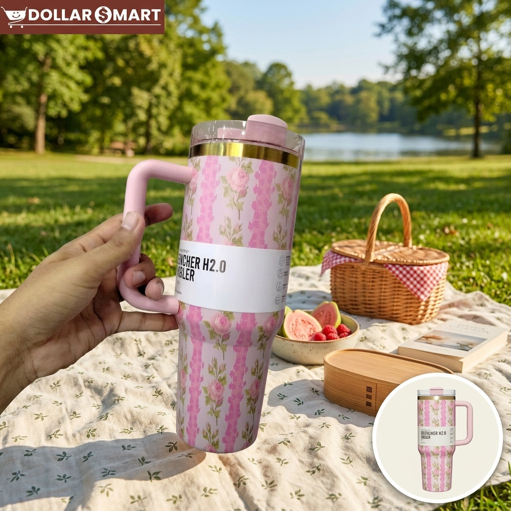 Flower Printer Tumbler