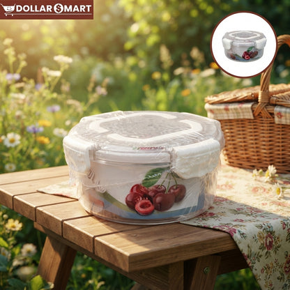 Acrylic Storage Lockable Square Container 1250ML