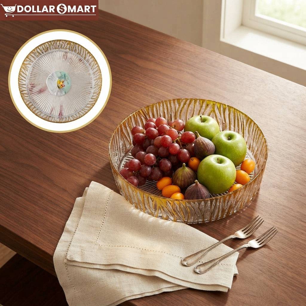 Acrylic Round Tray Deep