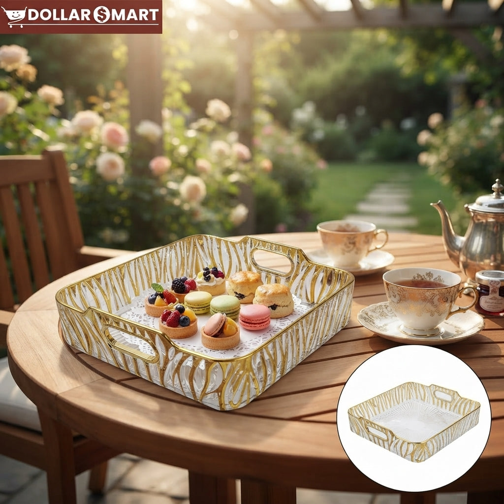Acrylic Rectangular Tray Deep
