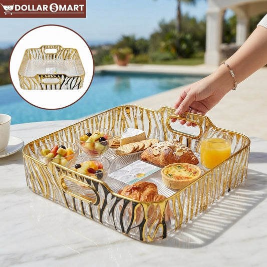 Acrylic Rectangular Tray Deep