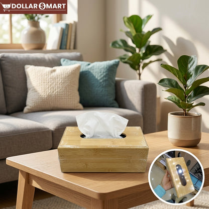 Wooden Tissue Box Rectangle