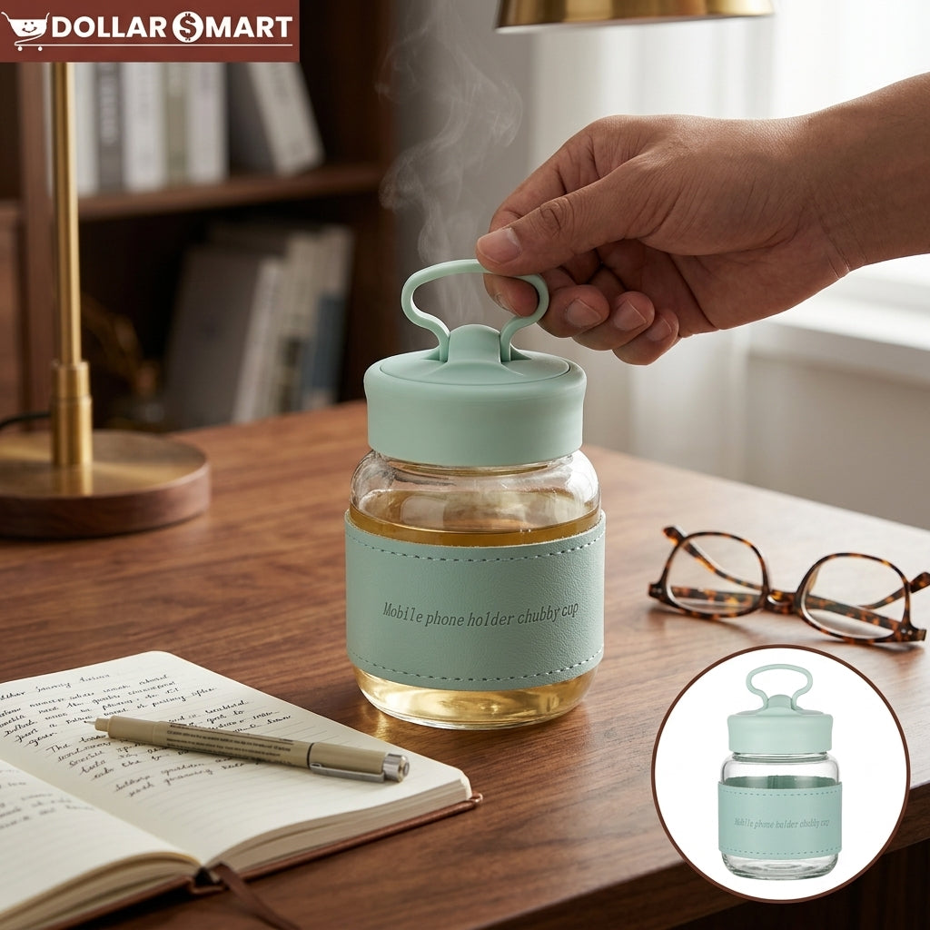 Mini Glass Bottle with Moblie holder - Buy Online Pakistan