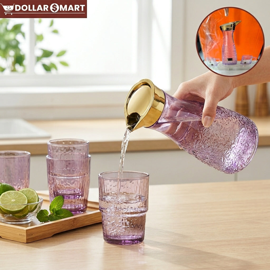 Acrylic Jug with glass