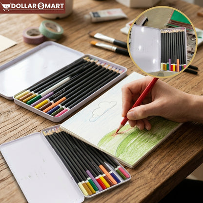 Color Pencil Metal Box