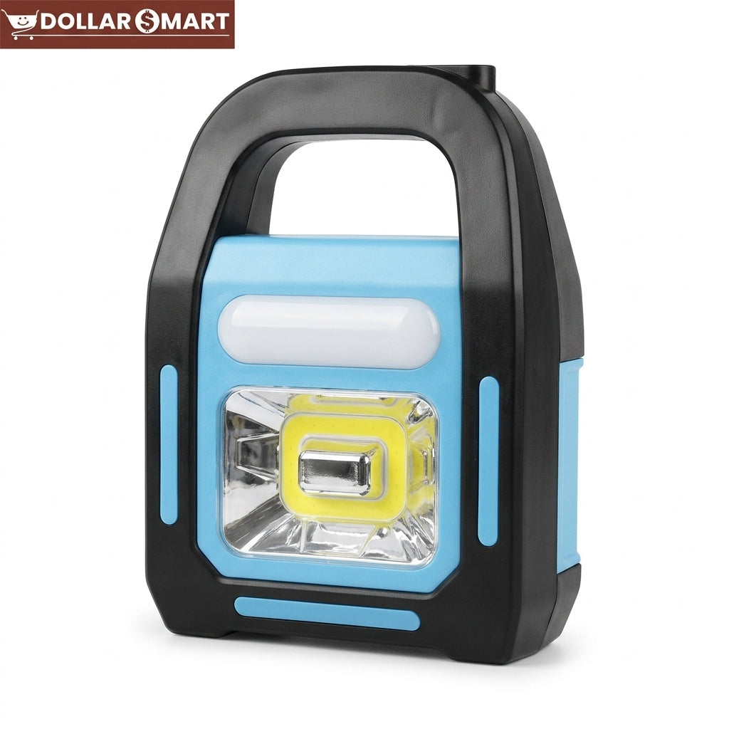 A portable multifunctional work light with a rugged design and high-intensity LED